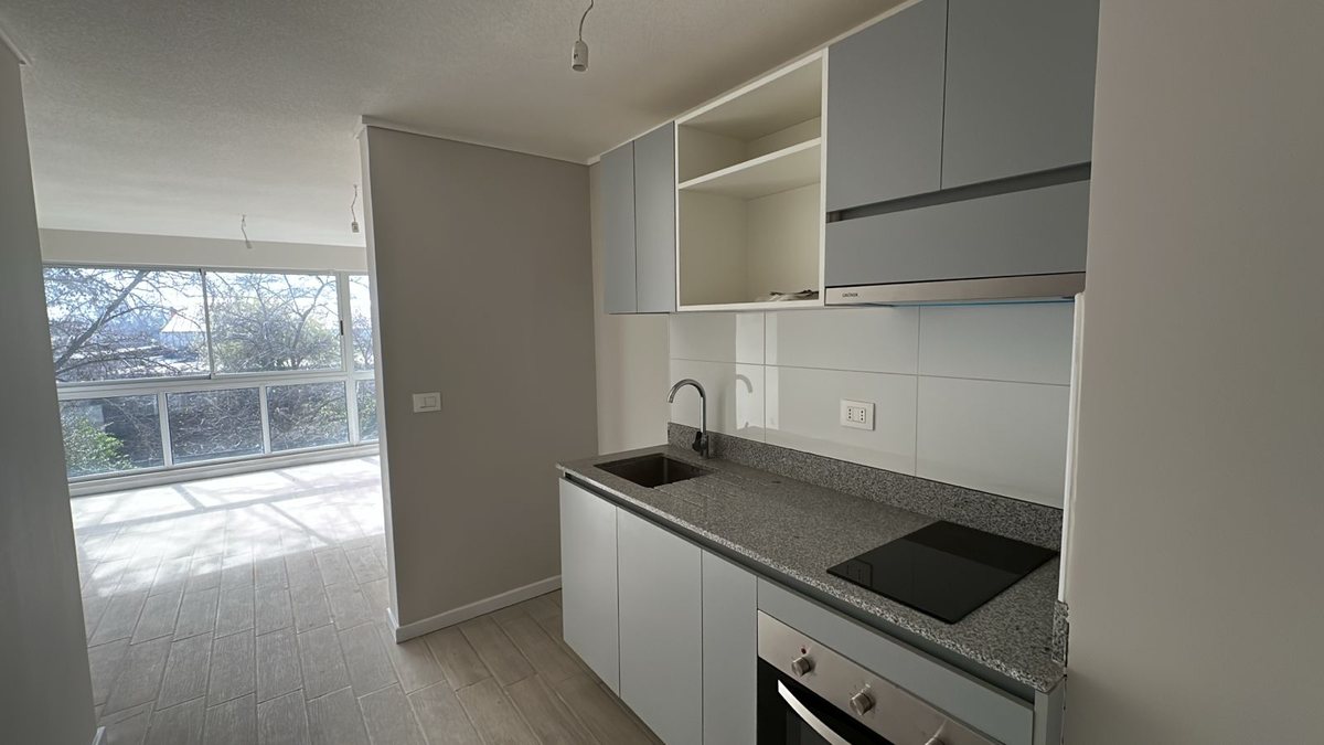 Cocina de un departamento modelo E1b del Edificio Don Tomás
