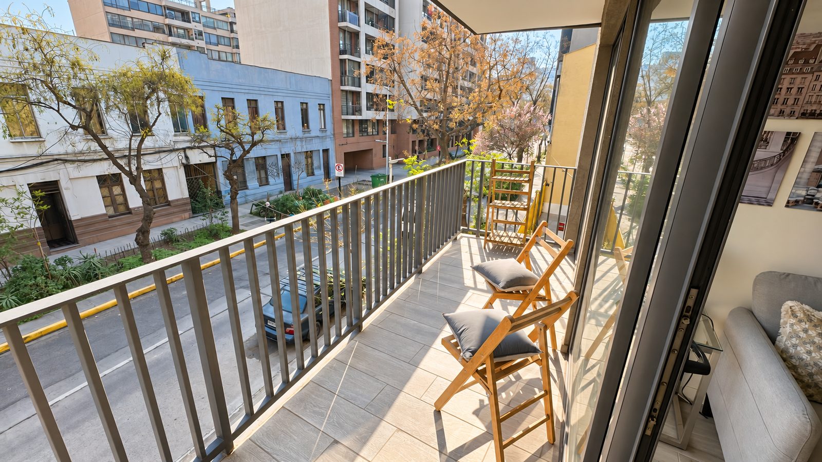 Terraza de un 2 dormitorios 1 ba&ntilde;o, Edificio Don Rafael